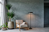 Seed Design China LED Floor Lamp | Matte Brass/Black