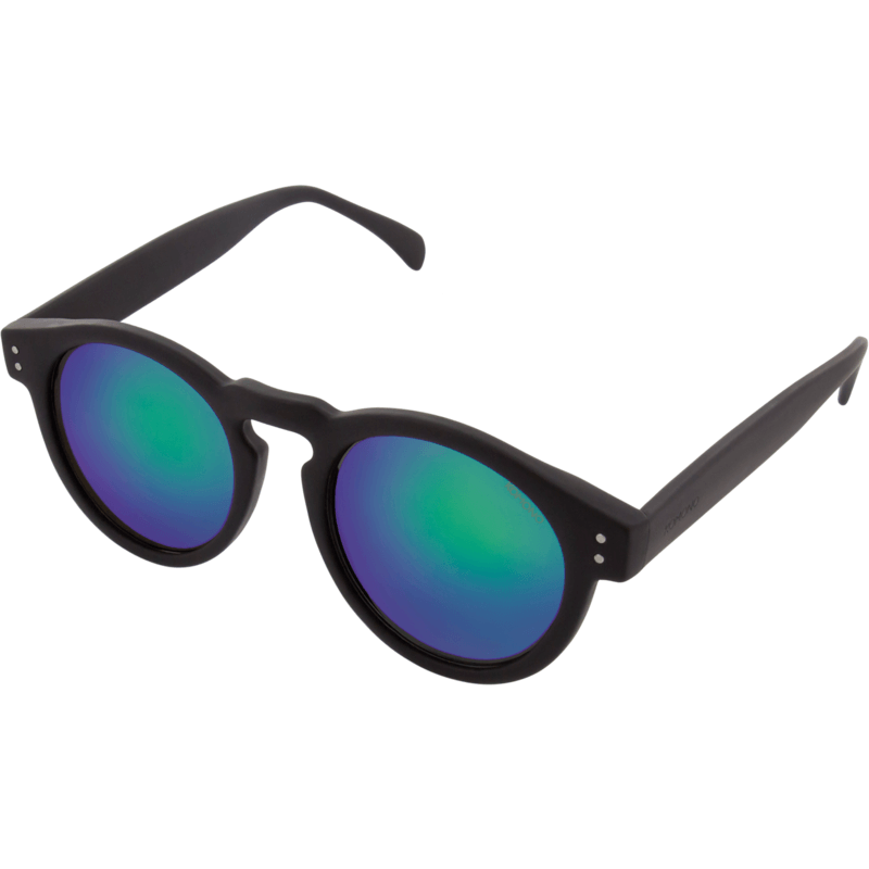 Komono Clement Mirror Series Sunglasses Black Rubber KOM 