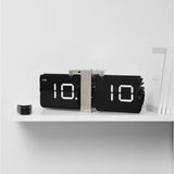 Cloudnola Flipping Out Wall Clock | Metal Black SKU0014