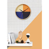 Cloudnola Flor Wall Clock | Wood Blue Diam 12 SKU0048