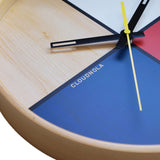 Cloudnola Flor Wall Clock | Wood White Diam 12 SKU0064