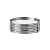 Stelton Arne Jacobsen Coaster 6 Pcs | Steel
