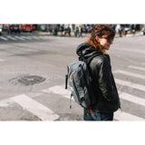 Topo Designs Commuter Briefcase Leather | Charcoal/ Black