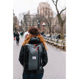 Topo Designs Commuter Briefcase Leather | Charcoal/ Black