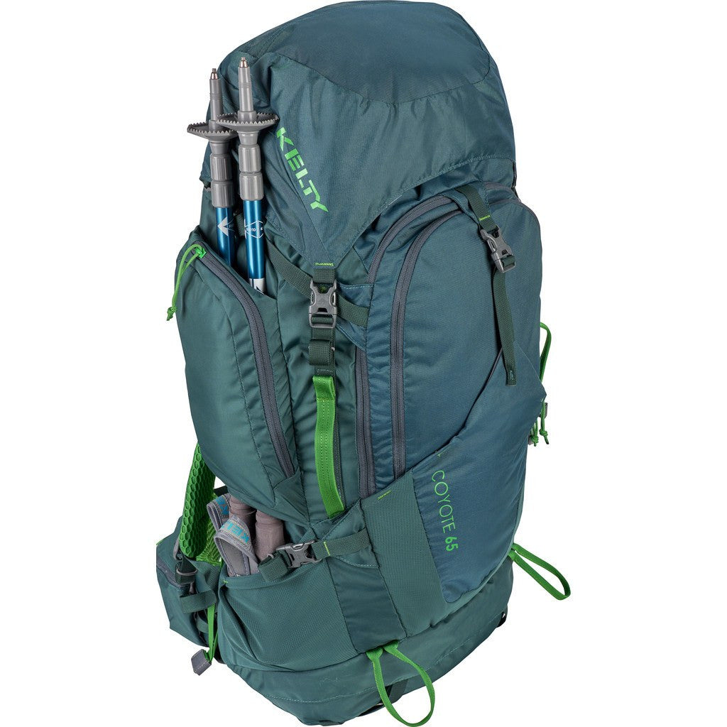 kelty 65 pack Coyote 65L Backpack Black 22611117BK Sportique There are two large zippered front pockets Kelty Coyote 65L Backpack Green
