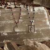 Awe Inspired Mini Lilith Tablet Necklace | Long Adjustable Cable Chain