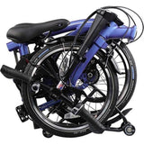 Dahno Curl i8 Foldable Bike | Dusty Blue