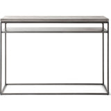 Lyon Beton Perspective Console with Shelf | Light Grey D-09160-PE-002