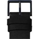 LEFF Amsterdam D38 Tube Watch | Black/Black Leather Strap LT71013