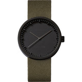 LEFF amsterdam D38 Tube Watch | Black/Green LT71014