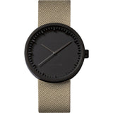LEFF amsterdam D38 Tube Watch | Black/Sand LT71013