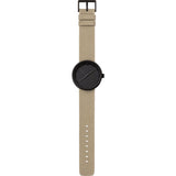 LEFF amsterdam D38 Tube Watch | Black/Sand LT71013