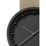 LEFF amsterdam D38 Tube Watch | Black/Sand LT71013