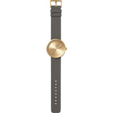 LEFF amsterdam D38 Tube Watch | Brass/Grey LT71025