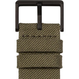 Leff Amsterdam D42 Tube Watch Cordura Leather | Black/Green