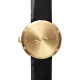 Leff Amsterdam D42 Tube Watch Cordura Leather | Brass/Green