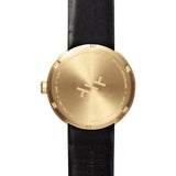 Leff Amsterdam D42 Tube Watch Cordura Leather | Brass/Grey