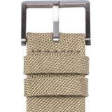 Leff Amsterdam D42 Tube Watch Cordura Leather | Steel/Sand