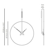 Nomon Daro Wall Clock | Brass/Walnut