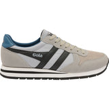 Gola Mens Daytona Sneakers | Light Grey/Black/Baltic- CMA592-Size 13