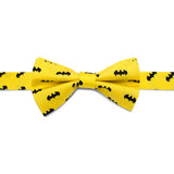 Cufflinks DC Batman Big Boys' Silk Bow Tie | Yellow DC-BAT1Y-KBT-BB
