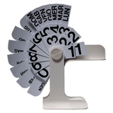 Danese Milano by Enzo Mari Timor Perpetual Desk Calendar | Green DE3079-A12E