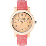 WeWood Denha Maple Wood Watch | Beige/Guava