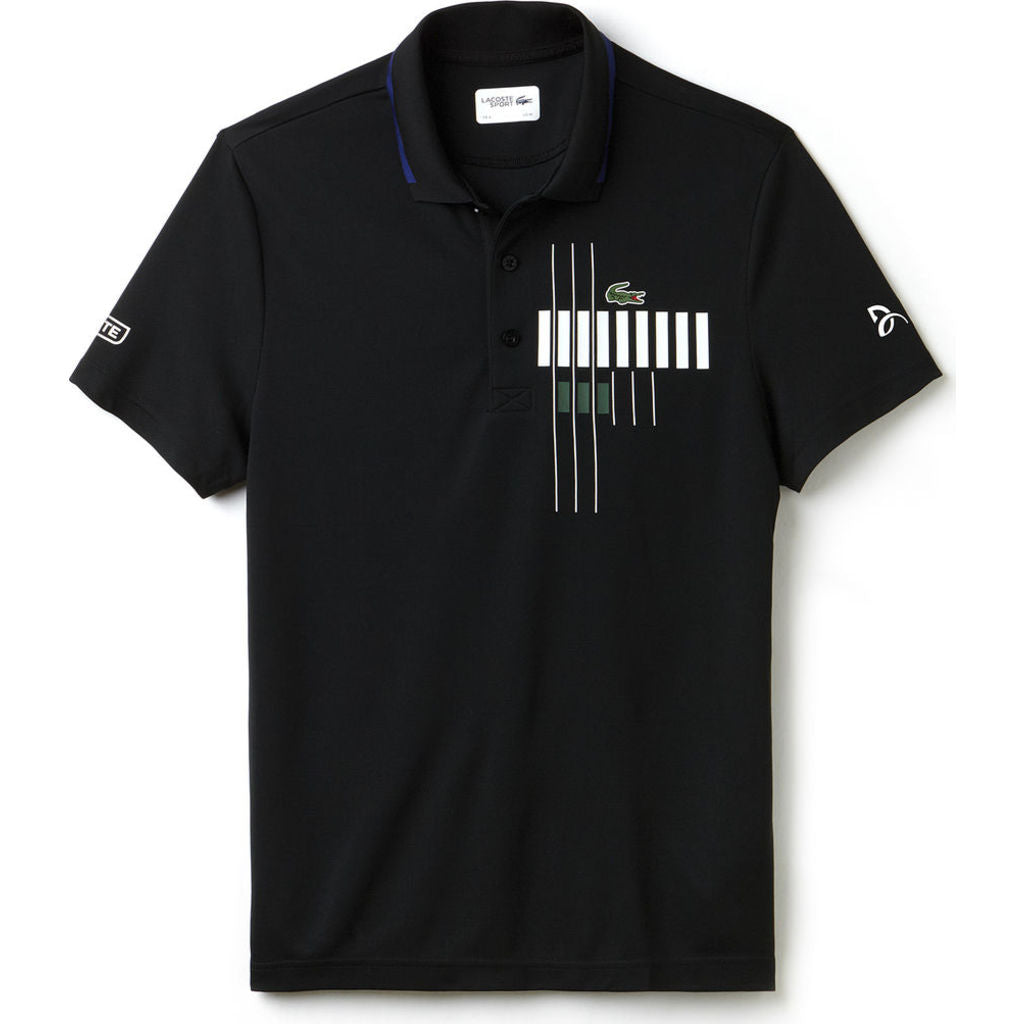 klasse På forhånd Krønike Lacoste X Novak Djokovic Men's Polo Shirt in Black – Sportique