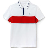 Lacoste Men's Sport Contrast Bands Technical Pique Golf Polo