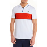 Lacoste Men's Sport Contrast Bands Technical Pique Golf Polo