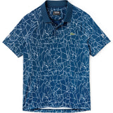 Lacoste Men's Sport Print Jersey Polo x Novak Djokovic on Court Premium Edition