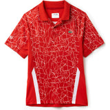 Lacoste Men's Sport Print Jersey Polo x Novak Djokovic on Court Premium Edition