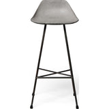 Lyon Beton Hauteville Bar Chair | Light Grey DL-09226