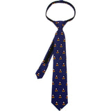 Cufflinks Disney Classic Mickey Mouse Boys' Zipper Tie | Navy Blue DN-MCLS-BL-KT