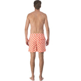 Tom & Teddy Dolphin Swim Trunk | Orange & White Size S