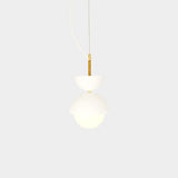 Object/Interface Hemisphere Pendant Light Planter | White HPP-W