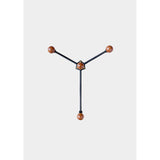 Object/Interface Yoke Wall Hook - Brass Knob