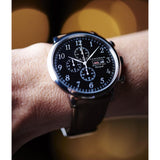 Armogan Spirit of St. Louis Chronograph Watch | Silver Black FGSOSL07SB