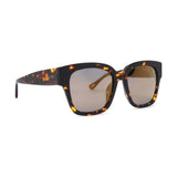 Diff Eyewear Bella Ii Sunglasses | Dark Tortoise + Gold Mirror Lens