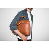 Sandqvist Small Dustin Briefcase | Cognac Brown SQA644