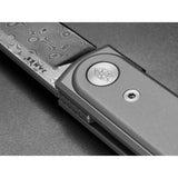 The James Brand The Duval Knife | Titanium/Damascus Straight