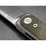 The James Brand The Duval Knife | OD Green/Stainless Straight