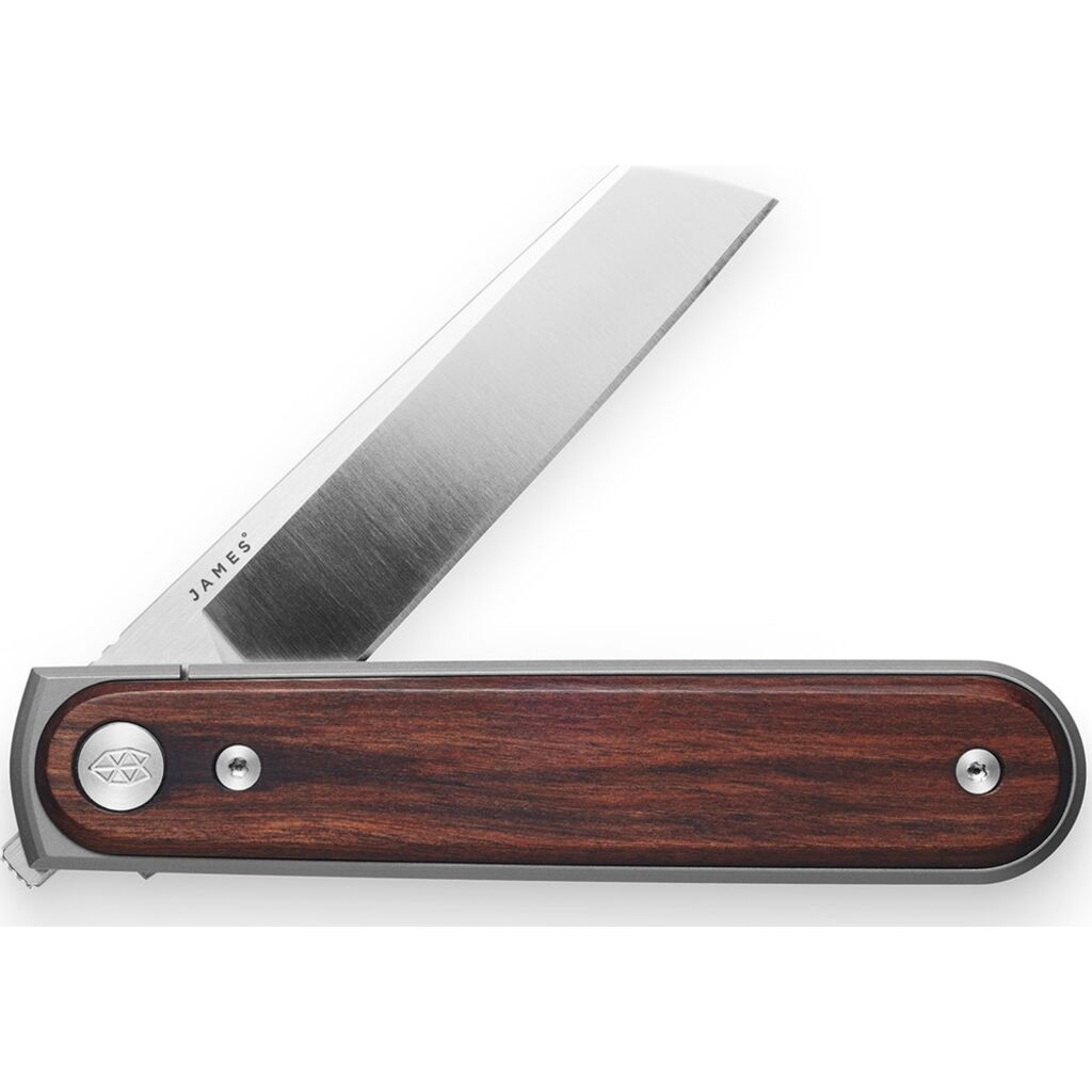 The James Brand The Duval Knife Rosewood/Stainless Straight Sportique