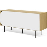 Temahome Dann 135 Sideboard w/ Steel Legs