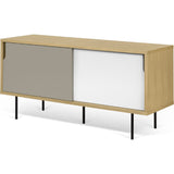 Temahome Dann 135 Sideboard w/ Steel Legs