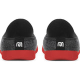 Mahabis Curve Classic Slippers | Dark Grey/Red