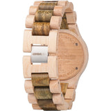 WeWood Date Eco Chic Wood Watch | Beige/Army