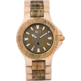 WeWood Date Eco Chic Wood Watch | Beige/Army