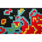 Zuzunaga Digital Sunrise Throw Blanket | Merino Wool/Silk