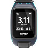 TomTom Spark Music + Cardio Large Watch | Sky Captain/Scuba Blue 1RFM.002.07